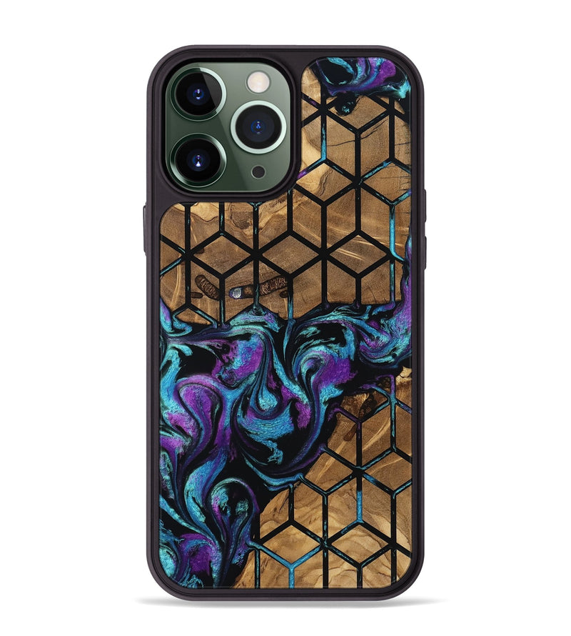 iPhone 13 Pro Max Wood Phone Case - Shannan (Pattern, 802415)