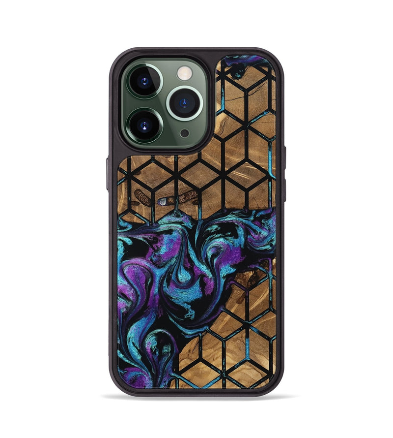 iPhone 13 Pro Wood Phone Case - Shannan (Pattern, 802415)