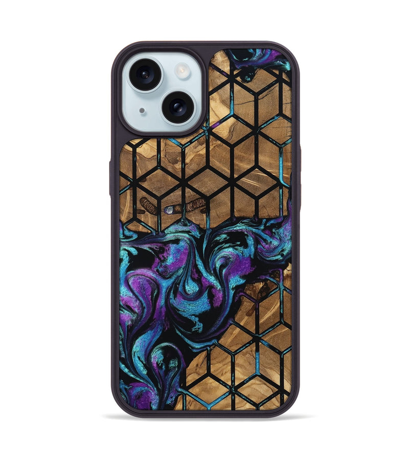 iPhone 15 Wood Phone Case - Shannan (Pattern, 802415)