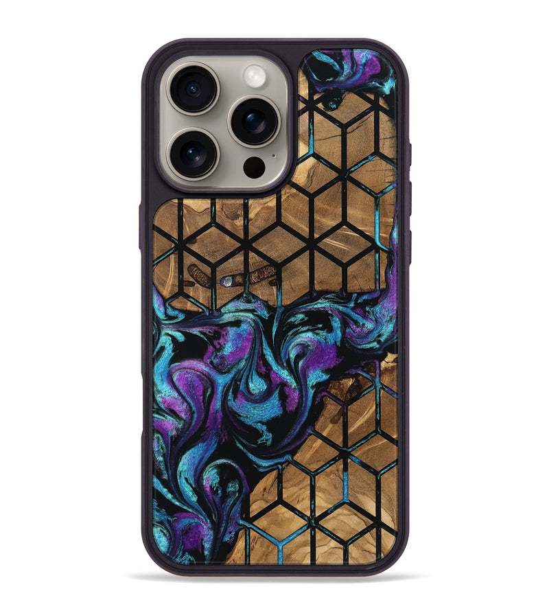 iPhone 16 Pro Max Wood Phone Case - Shannan (Pattern, 802415)