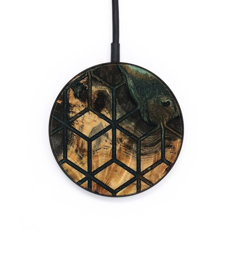 Circle Wood Wireless Charger - Kaison (Pattern, 802416)