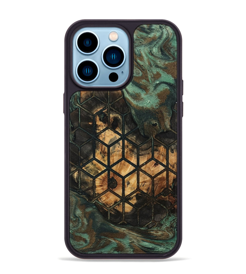 iPhone 14 Pro Max Wood Phone Case - Kaison (Pattern, 802416)