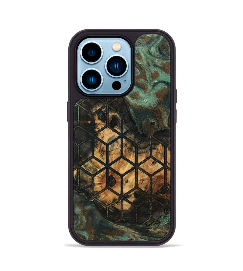 iPhone 14 Pro Wood Phone Case - Kaison (Pattern, 802416)