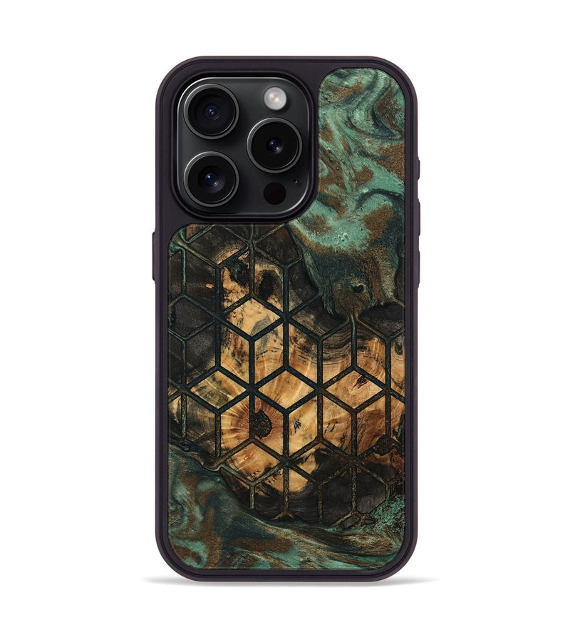 iPhone 15 Pro Wood Phone Case - Kaison (Pattern, 802416)