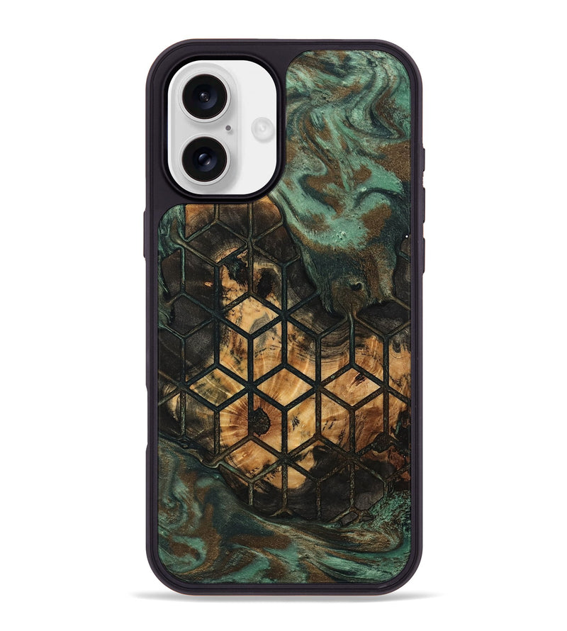iPhone 16 Plus Wood Phone Case - Kaison (Pattern, 802416)