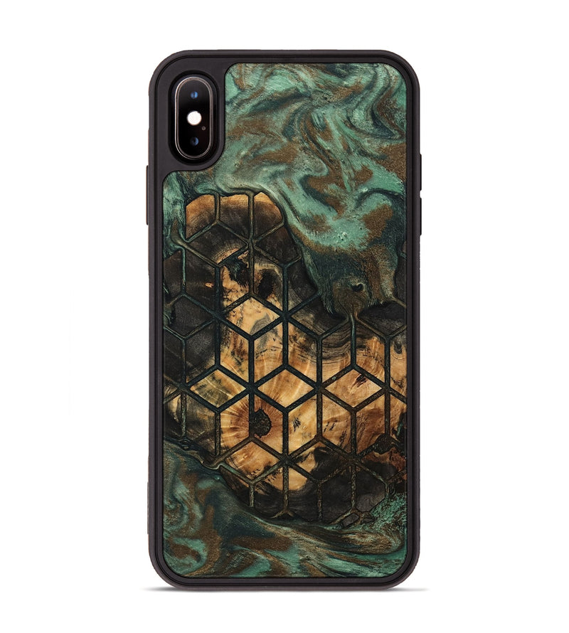 iPhone Xs Max Wood Phone Case - Kaison (Pattern, 802416)
