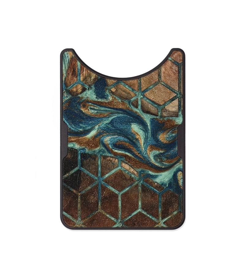 Alloy Wood Wallet - Burton (Pattern, 802417)