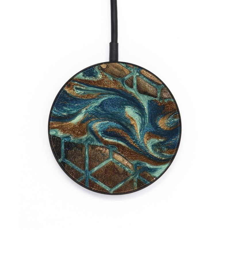 Circle Wood Wireless Charger - Burton (Pattern, 802417)