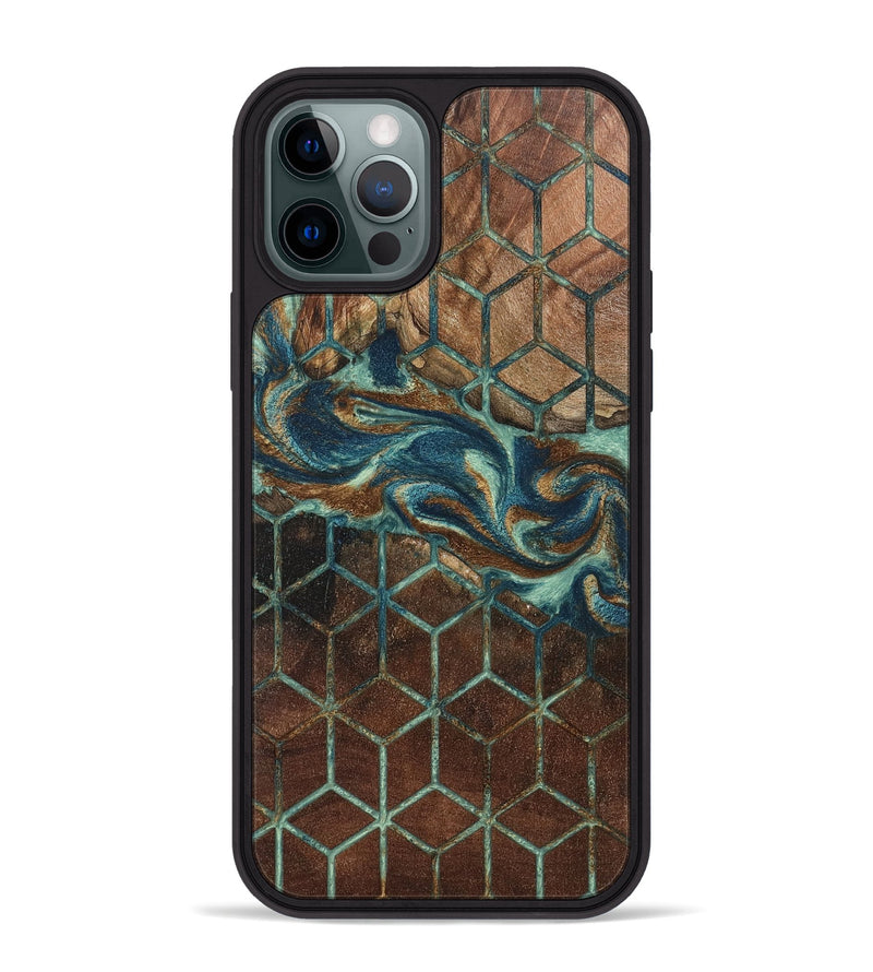 iPhone 12 Pro Max Wood Phone Case - Burton (Pattern, 802417)