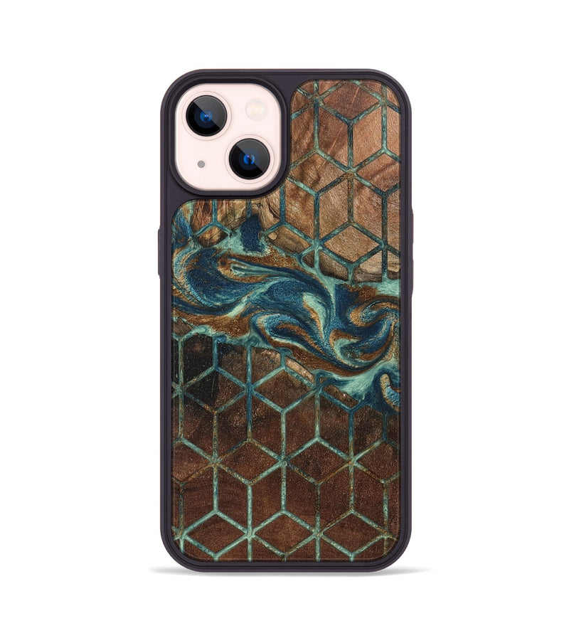 iPhone 14 Wood Phone Case - Burton (Pattern, 802417)