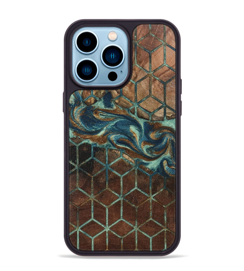 iPhone 14 Pro Max Wood Phone Case - Burton (Pattern, 802417)