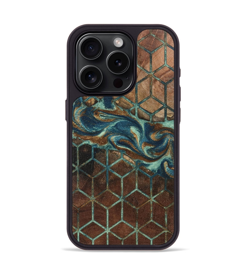 iPhone 15 Pro Wood Phone Case - Burton (Pattern, 802417)
