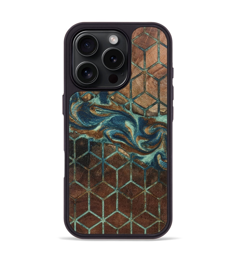 iPhone 16 Pro Wood Phone Case - Burton (Pattern, 802417)