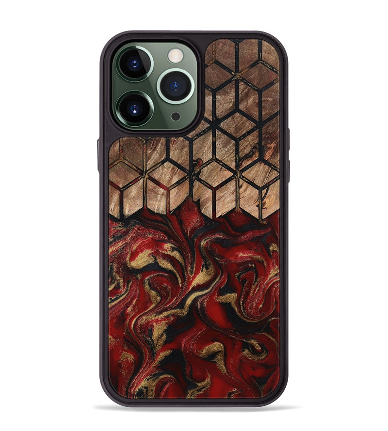 iPhone 13 Pro Max Wood Phone Case - Yahaira (Pattern, 802418)