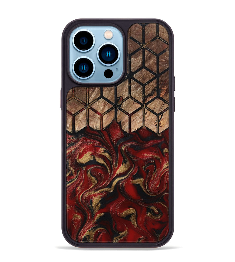 iPhone 14 Pro Max Wood Phone Case - Yahaira (Pattern, 802418)