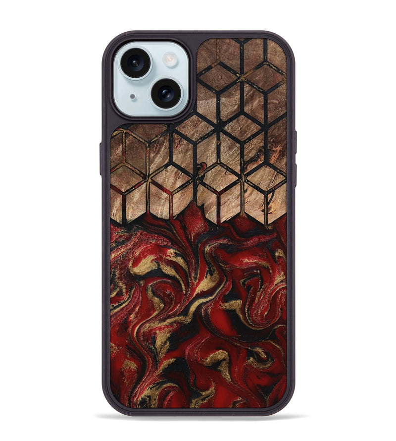 iPhone 15 Plus Wood Phone Case - Yahaira (Pattern, 802418)