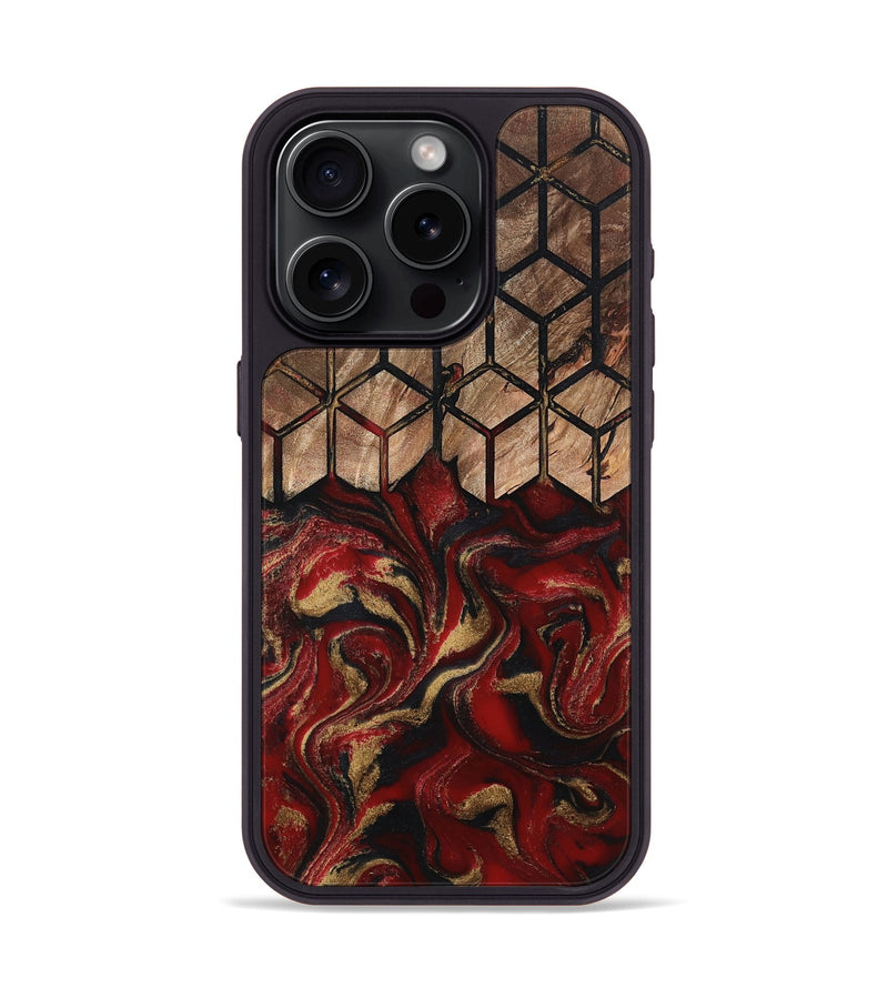 iPhone 15 Pro Wood Phone Case - Yahaira (Pattern, 802418)