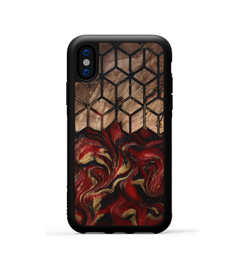 iPhone Xs Wood Phone Case - Yahaira (Pattern, 802418)