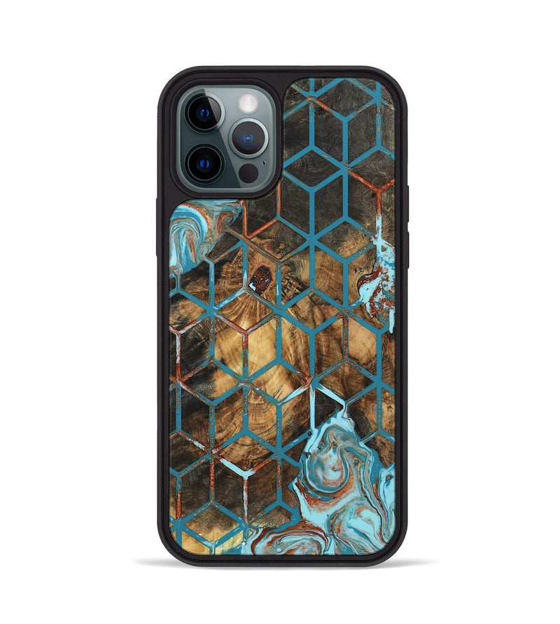 iPhone 12 Pro Wood Phone Case - Wesson (Pattern, 802419)