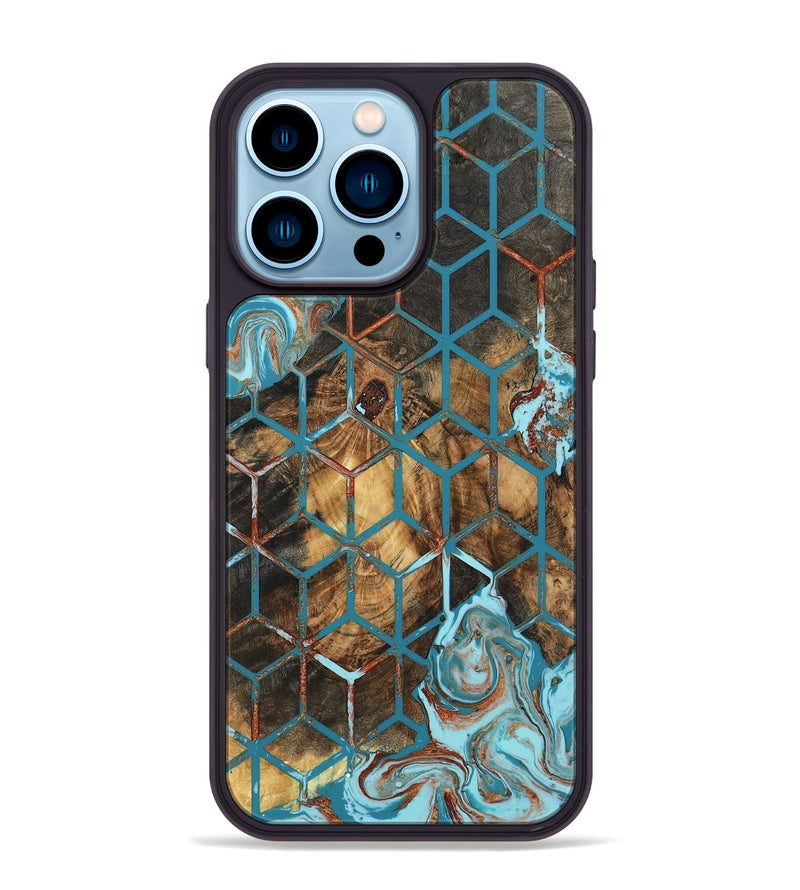iPhone 14 Pro Max Wood Phone Case - Wesson (Pattern, 802419)