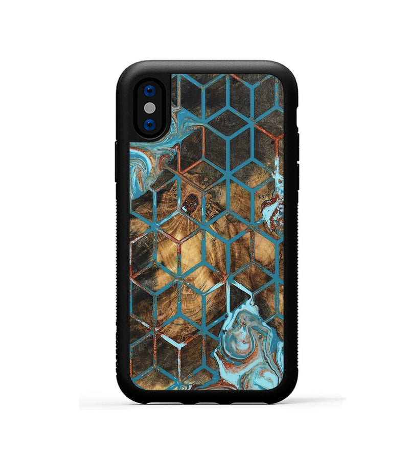 iPhone Xs Wood Phone Case - Wesson (Pattern, 802419)