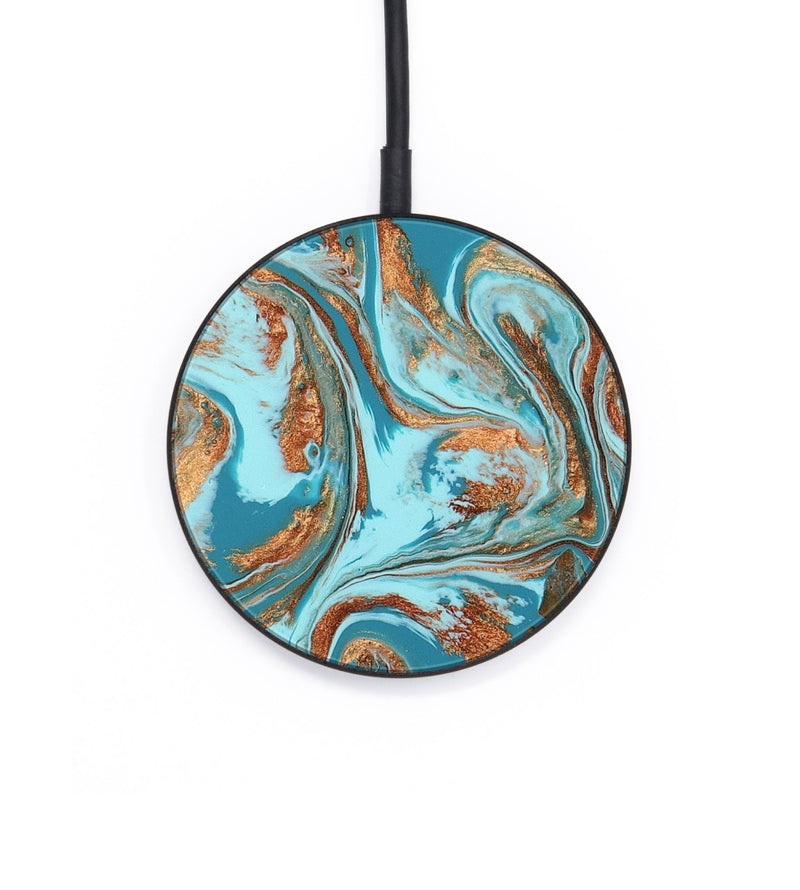 Circle Wood Wireless Charger - Zhuri (Pattern, 802420)