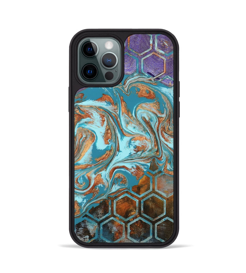 iPhone 12 Pro Wood Phone Case - Zhuri (Pattern, 802420)