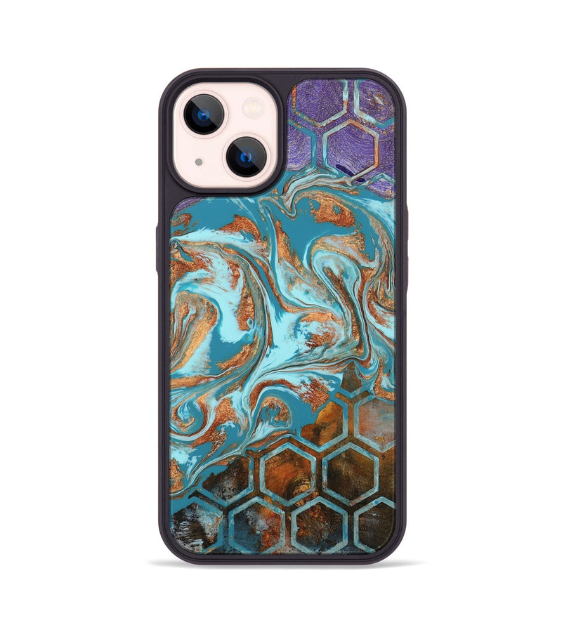 iPhone 14 Wood Phone Case - Zhuri (Pattern, 802420)