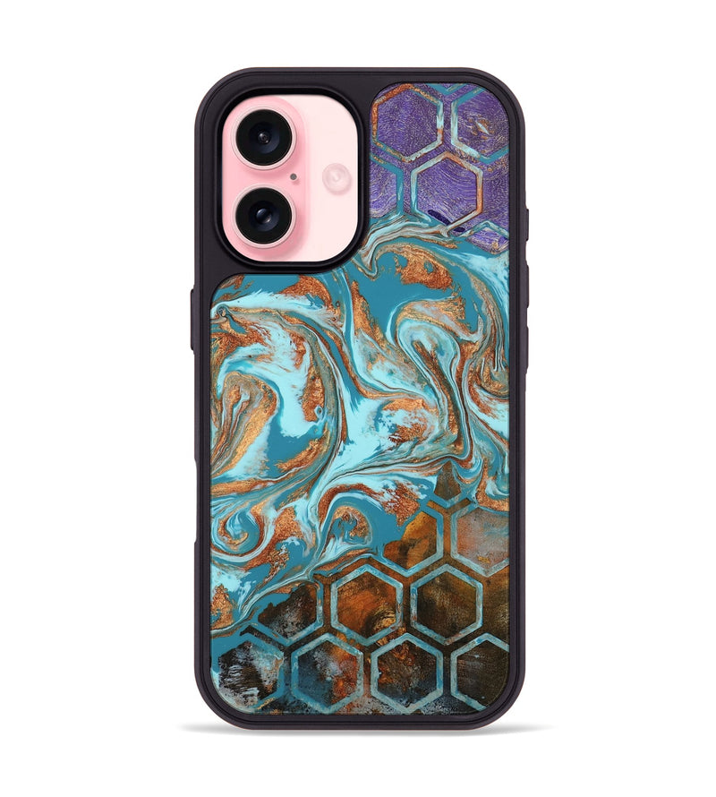 iPhone 16 Wood Phone Case - Zhuri (Pattern, 802420)