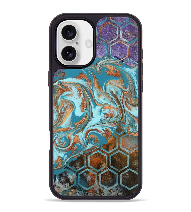 iPhone 16 Plus Wood Phone Case - Zhuri (Pattern, 802420)