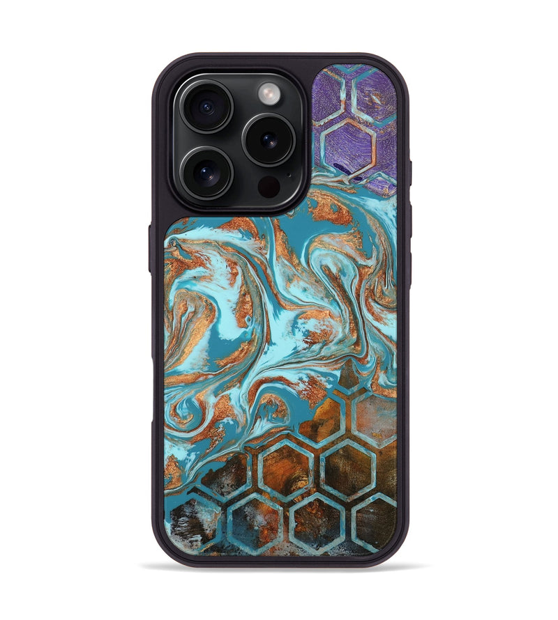 iPhone 16 Pro Wood Phone Case - Zhuri (Pattern, 802420)