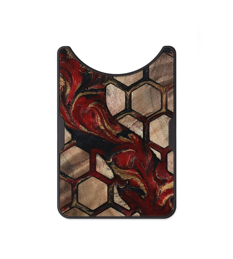 Alloy Wood Wallet - Alida (Pattern, 802421)