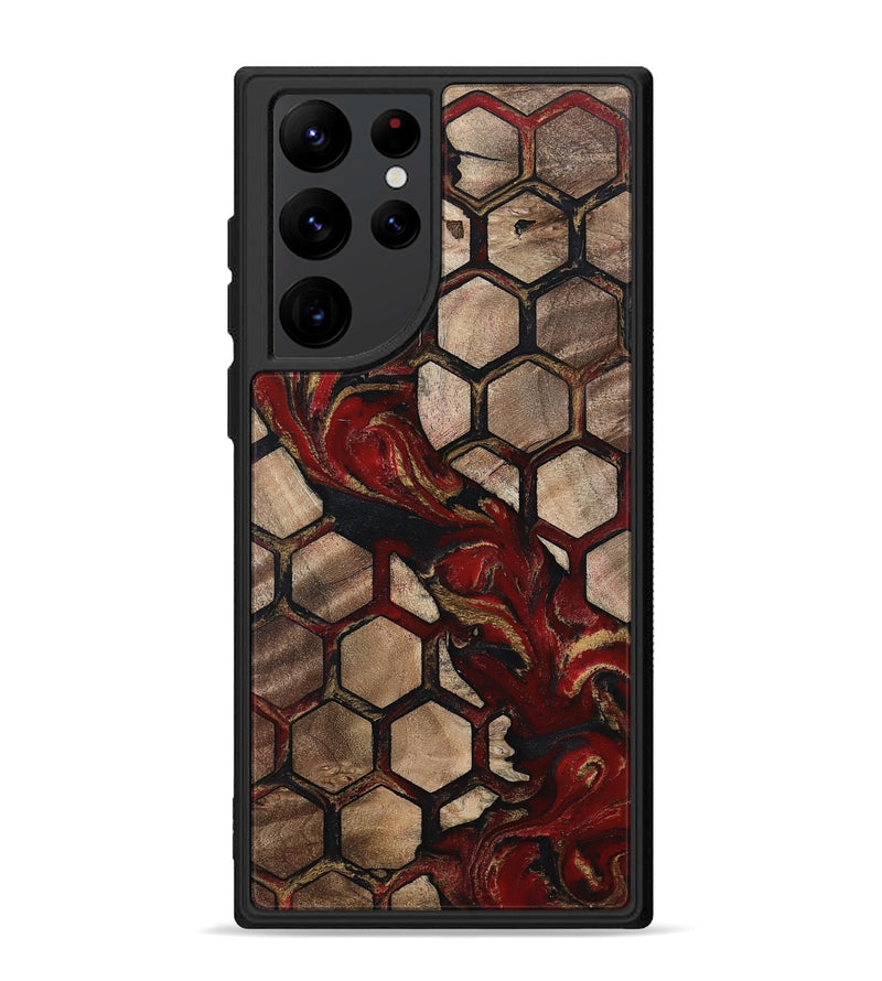 Galaxy S22 Ultra Wood Phone Case - Alida (Pattern, 802421)