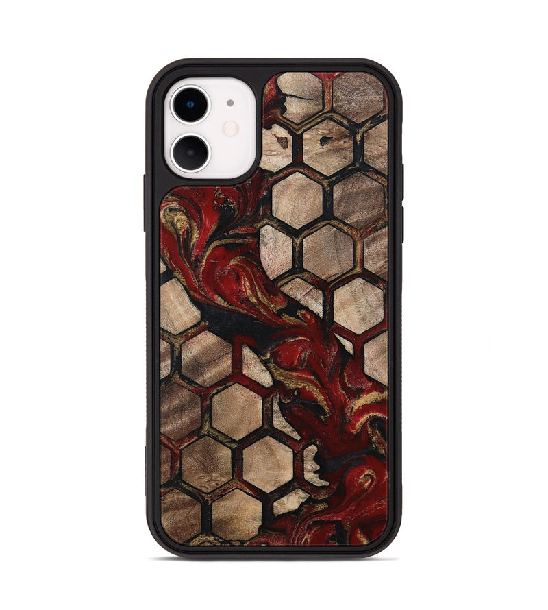 iPhone 11 Wood Phone Case - Alida (Pattern, 802421)