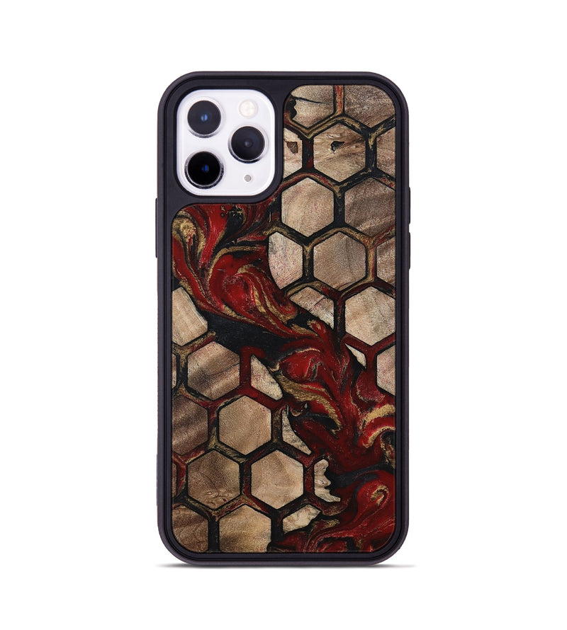 iPhone 11 Pro Wood Phone Case - Alida (Pattern, 802421)