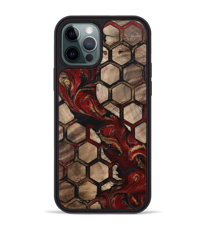 iPhone 12 Pro Max Wood Phone Case - Alida (Pattern, 802421)