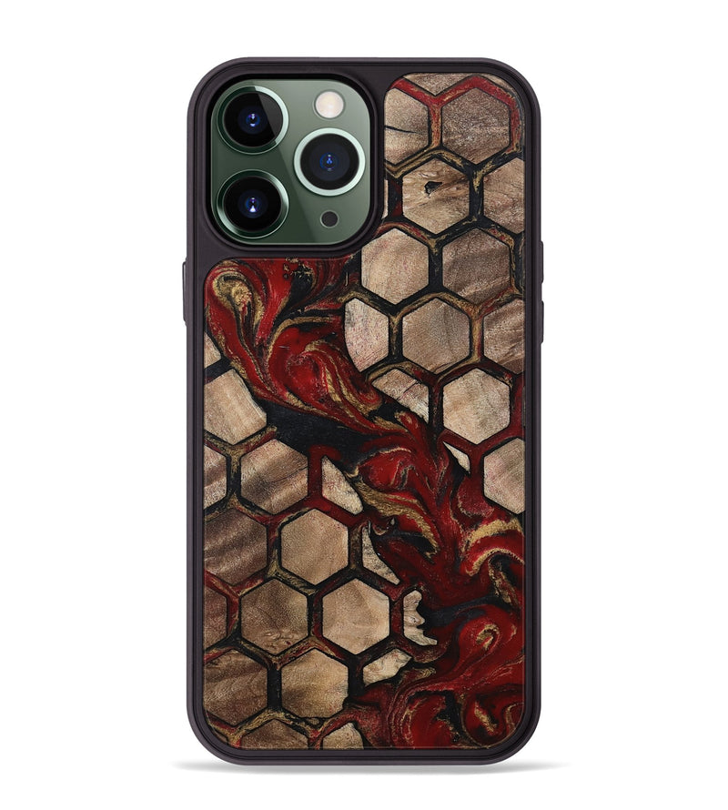 iPhone 13 Pro Max Wood Phone Case - Alida (Pattern, 802421)
