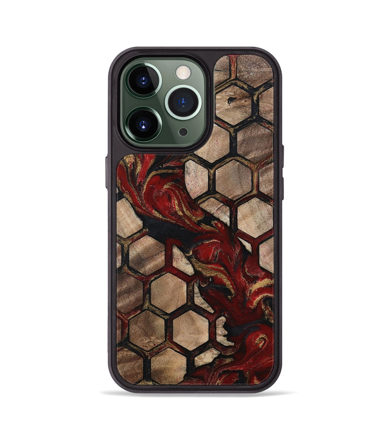 iPhone 13 Pro Wood Phone Case - Alida (Pattern, 802421)