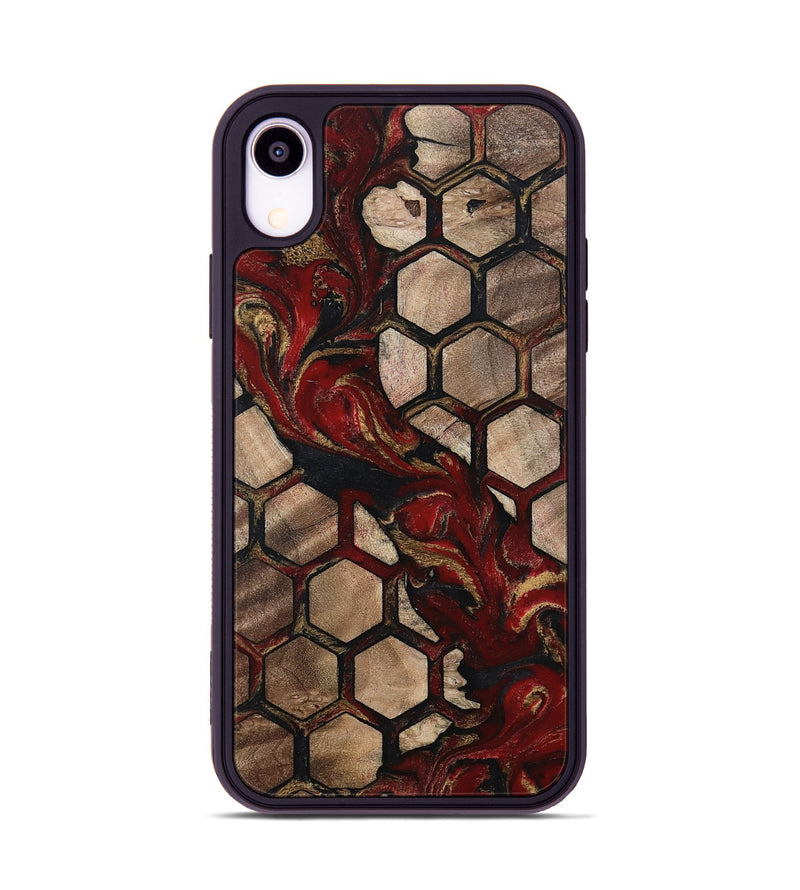 iPhone Xr Wood Phone Case - Alida (Pattern, 802421)