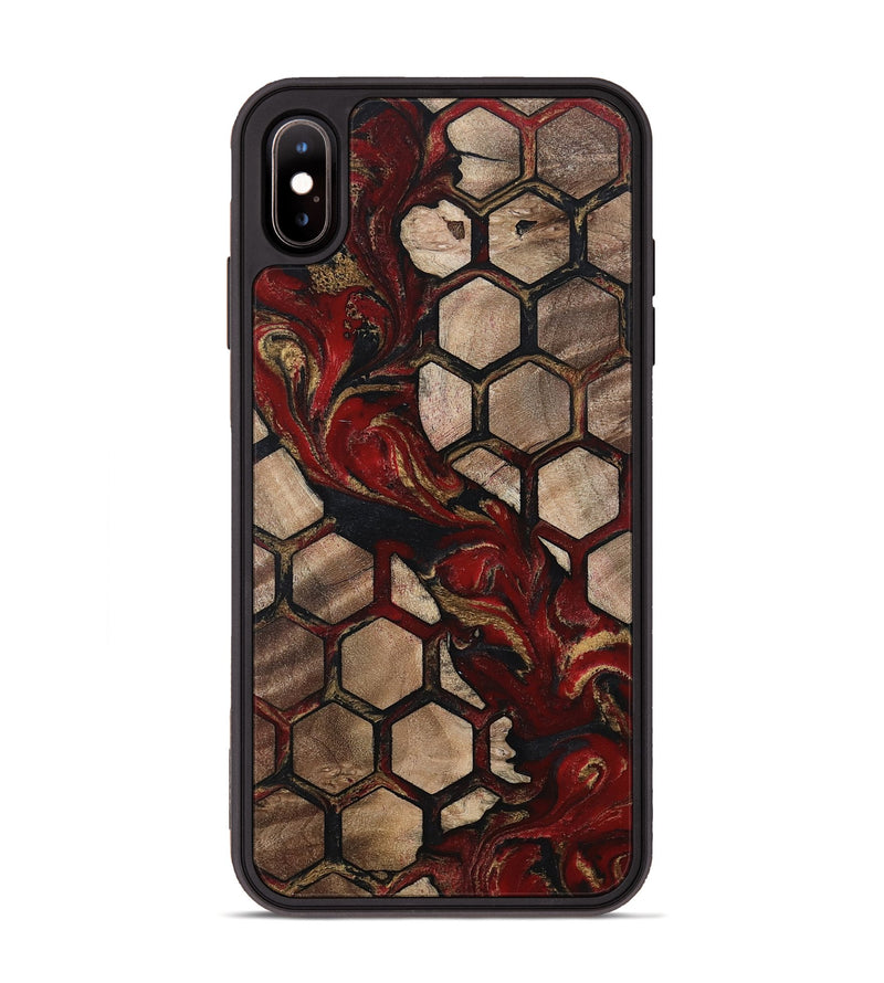 iPhone Xs Max Wood Phone Case - Alida (Pattern, 802421)
