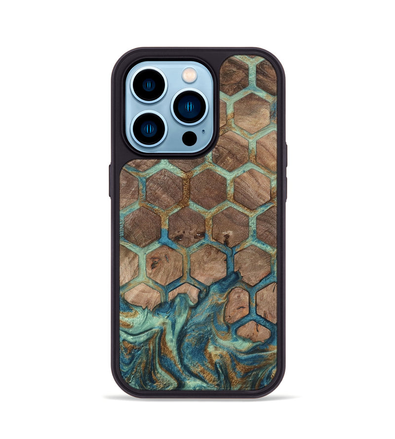 iPhone 14 Pro Wood Phone Case - Artemis (Pattern, 802422)