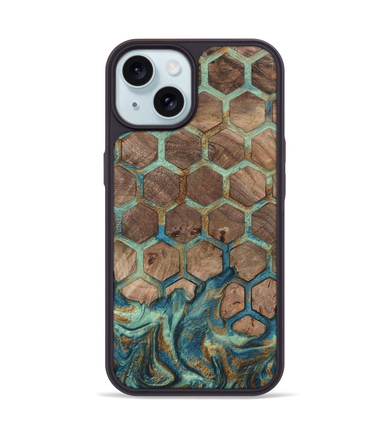 iPhone 15 Wood Phone Case - Artemis (Pattern, 802422)