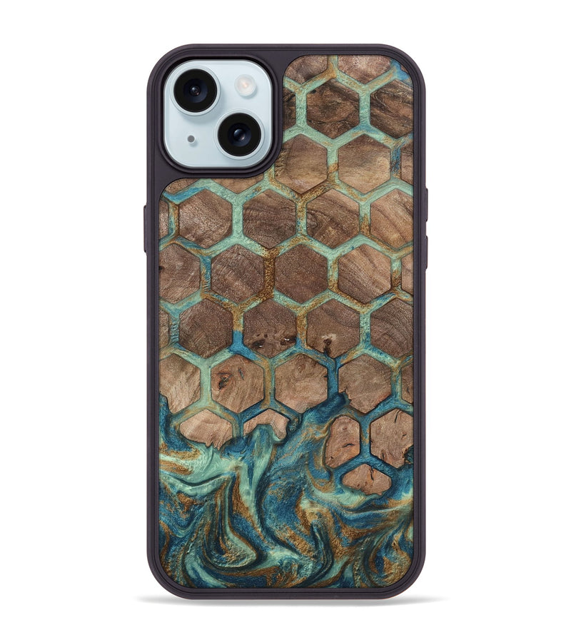 iPhone 15 Plus Wood Phone Case - Artemis (Pattern, 802422)
