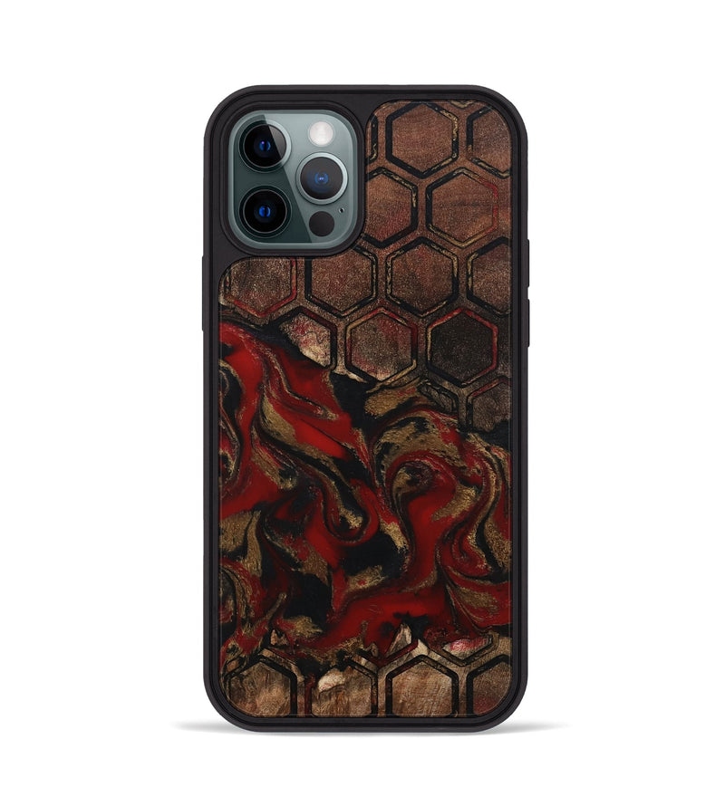 iPhone 12 Pro Wood Phone Case - Mahlon (Pattern, 802423)