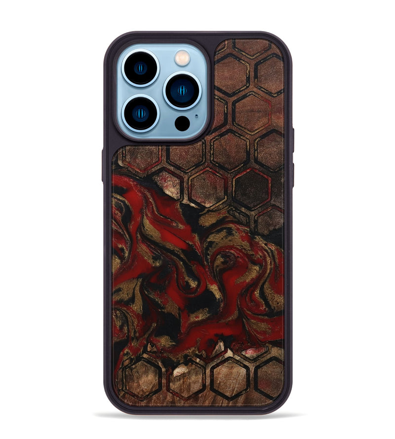 iPhone 14 Pro Max Wood Phone Case - Mahlon (Pattern, 802423)