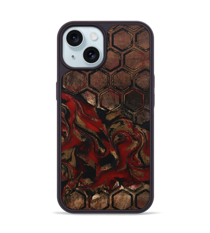 iPhone 15 Wood Phone Case - Mahlon (Pattern, 802423)