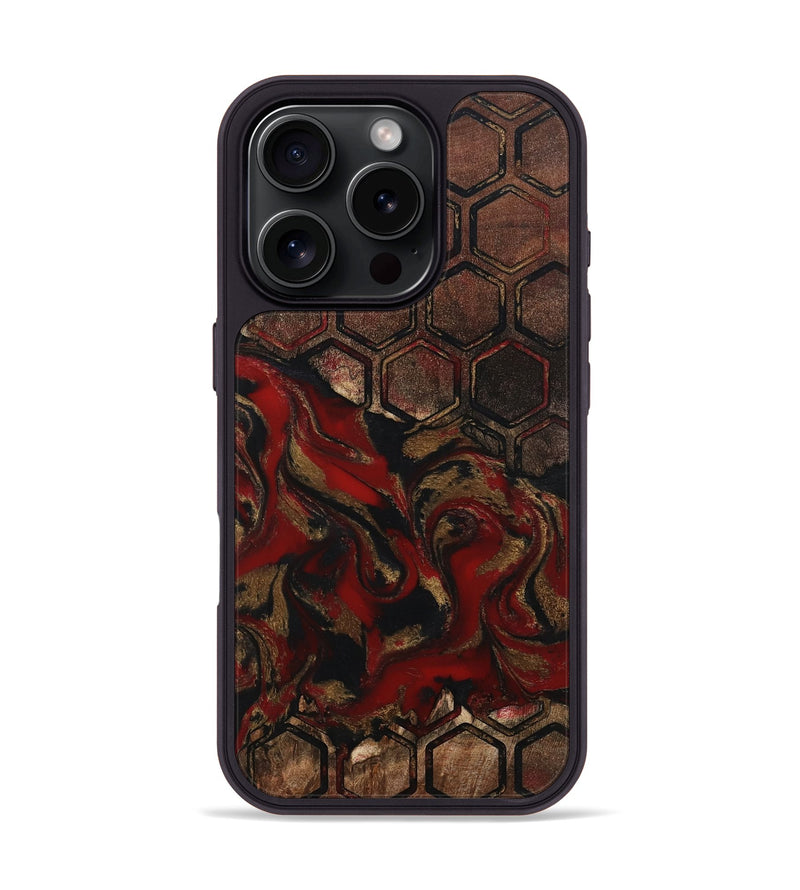 iPhone 16 Pro Wood Phone Case - Mahlon (Pattern, 802423)