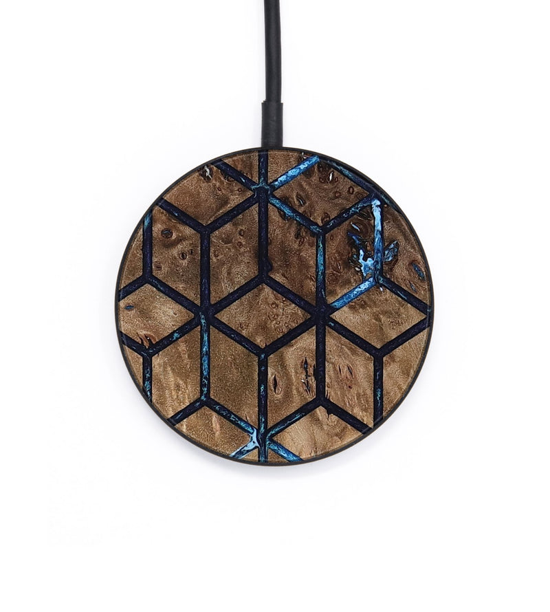 Circle Wood Wireless Charger - Earline (Pattern, 802424)