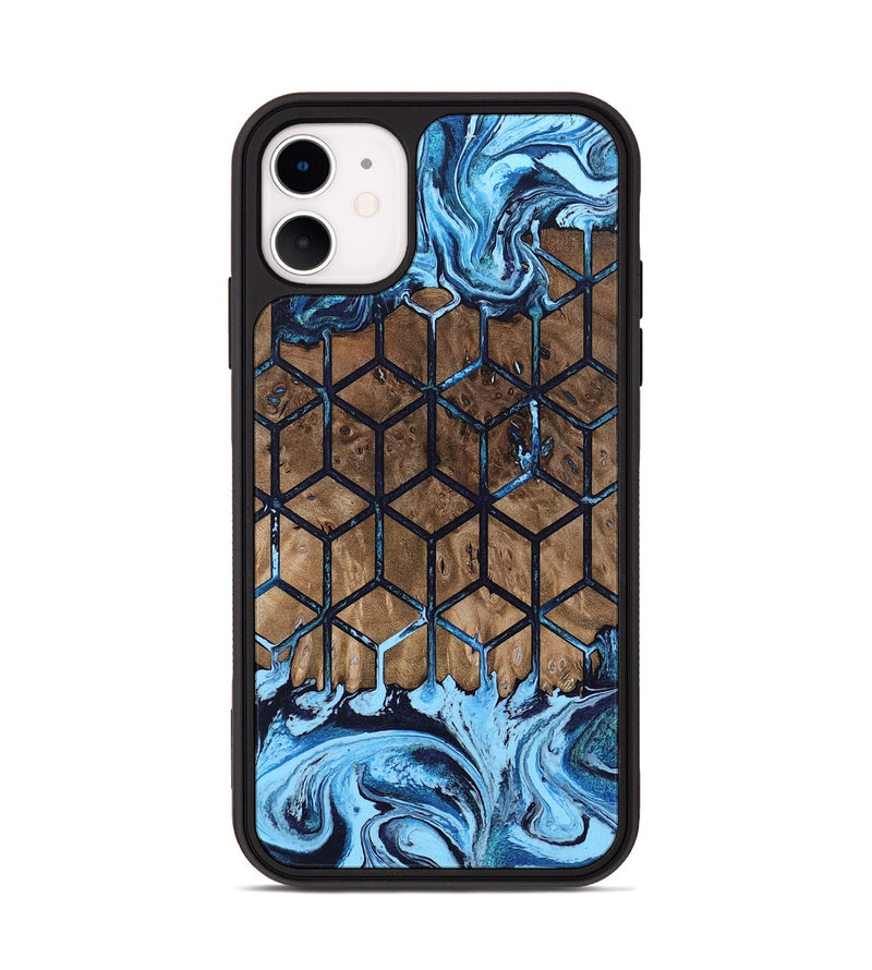 iPhone 11 Wood Phone Case - Earline (Pattern, 802424)