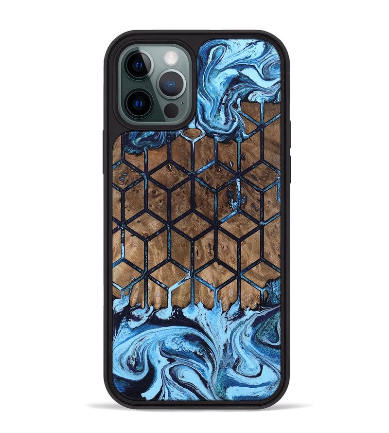iPhone 12 Pro Max Wood Phone Case - Earline (Pattern, 802424)